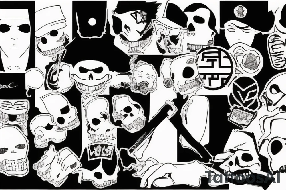 trafalgar law tattoo idea