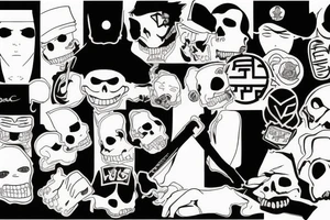 trafalgar law tattoo idea