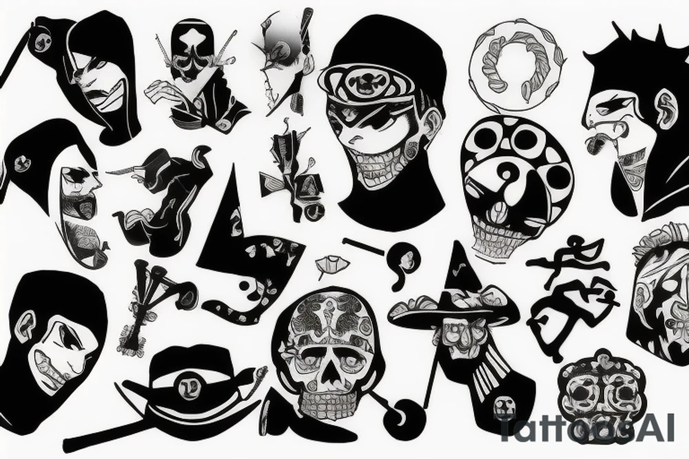 trafalgar law tattoo idea