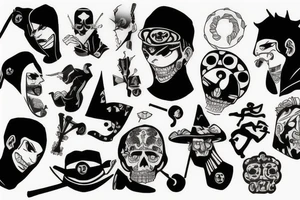trafalgar law tattoo idea
