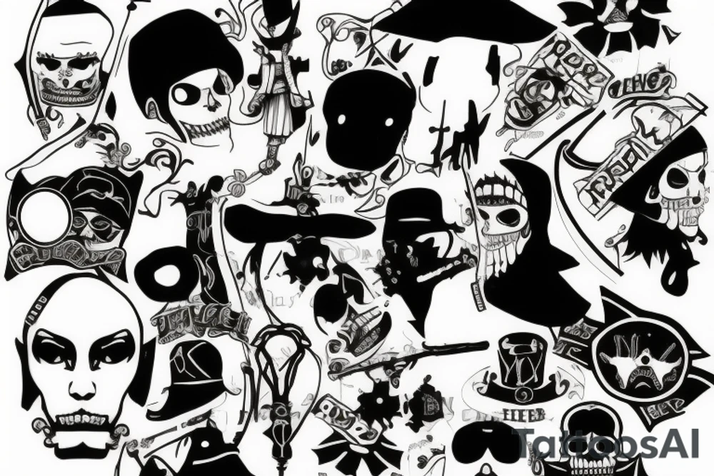 trafalgar law tattoo idea
