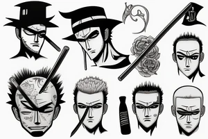 roronoa zoro tattoo idea