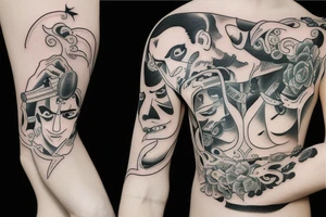 roronoa zoro oen piece tattoo idea