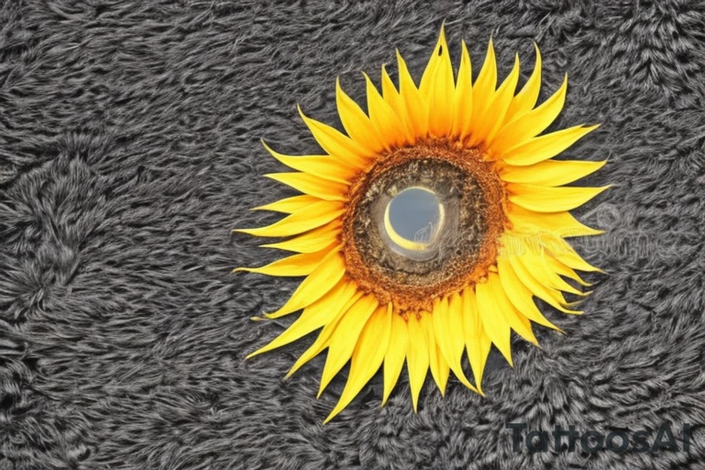 Vulkanische Textur: Gestalte die Oberfläche der Sonne mit einer tiefen, schattigen Textur, die an vulkanisches Gestein erinnert. Nutze verschiedene Schwarzschattierungen, um diese Textur hervorzuheben.

Erdige Farbpalette in Schwarz: Beschränke die Farbpalette auf verschiedene Schattierungen von Schwarz, um die düstere und geheimnisvolle Atmosphäre des Designs einzufangen.

Düstere Atmosphäre: Um die düstere Stimmung zu repräsentieren, gestalte die Sonne mit einer nebeligen oder rauchigen Umgebung in verschiedenen Graustufen.

Geometrische Elemente in Schwarz: Integriere geometrische Formen oder Linienmuster in Schwarz, um Struktur und Tiefe zu erzeugen. Diese Muster sollten ebenfalls in verschiedenen Schwarzschattierungen gestaltet werden.

Bitte teilen Sie diese Anweisungen Ihrem Tattoo-Künstler mit, damit er oder sie die gewünschte Sonnen-Tattoo-Vorlage in Schwarz gestalten kann. tattoo idea