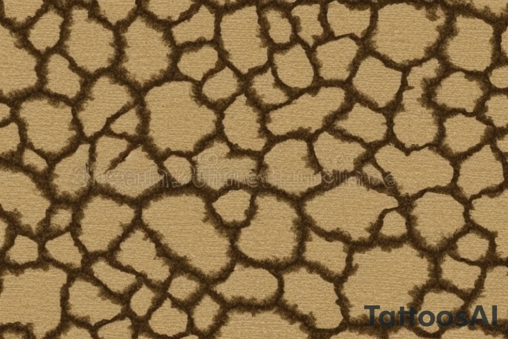 Vulkanische Textur: Gestalte die Oberfläche der Sonne mit einer tiefen, schattigen Textur, die an vulkanisches Gestein erinnert. Nutze verschiedene Schwarzschattierungen, um diese Textur hervorzuheben.

Erdige Farbpalette in Schwarz: Beschränke die Farbpalette auf verschiedene Schattierungen von Schwarz, um die düstere und geheimnisvolle Atmosphäre des Designs einzufangen.

Düstere Atmosphäre: Um die düstere Stimmung zu repräsentieren, gestalte die Sonne mit einer nebeligen oder rauchigen Umgebung in verschiedenen Graustufen.

Geometrische Elemente in Schwarz: Integriere geometrische Formen oder Linienmuster in Schwarz, um Struktur und Tiefe zu erzeugen. Diese Muster sollten ebenfalls in verschiedenen Schwarzschattierungen gestaltet werden.

Bitte teilen Sie diese Anweisungen Ihrem Tattoo-Künstler mit, damit er oder sie die gewünschte Sonnen-Tattoo-Vorlage in Schwarz gestalten kann. tattoo idea