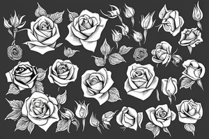 Eine rose tattoo idea