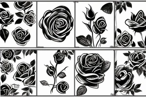 Eine rose tattoo idea