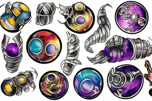 Infinity stones tattoo idea