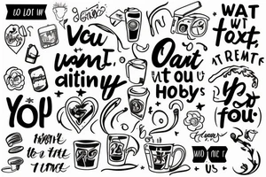 i want a tattoo with text i'll be there for you tattoo idea