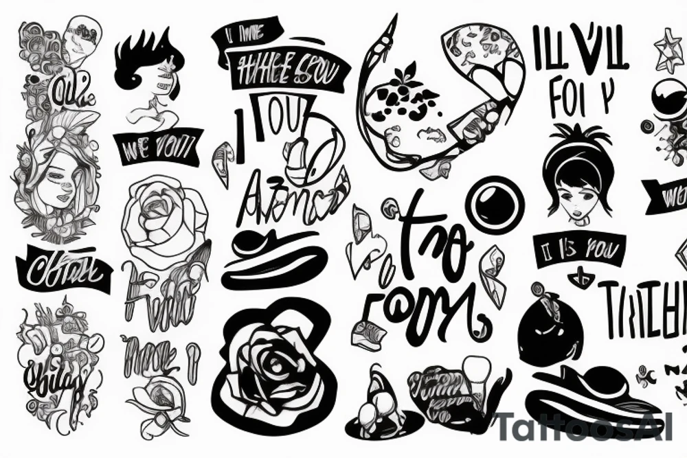 i'll be there for you tattoo idea