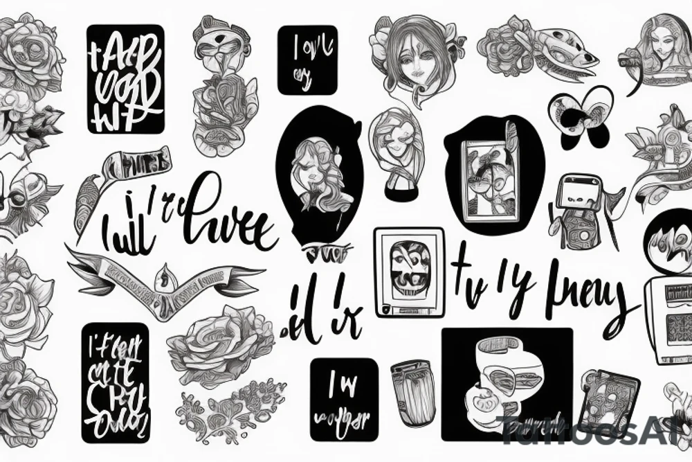 i'll be there for you tattoo idea
