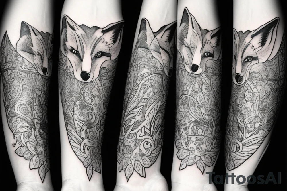 fox on my arm tattoo idea
