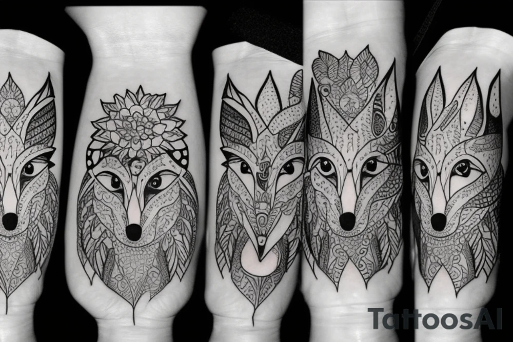 fox on my arm tattoo idea