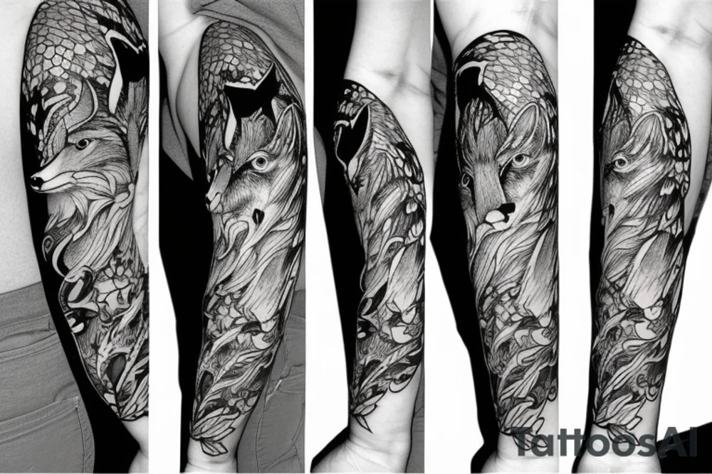 fox on my arm tattoo idea