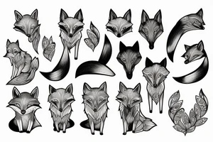 fox on my arm tattoo idea