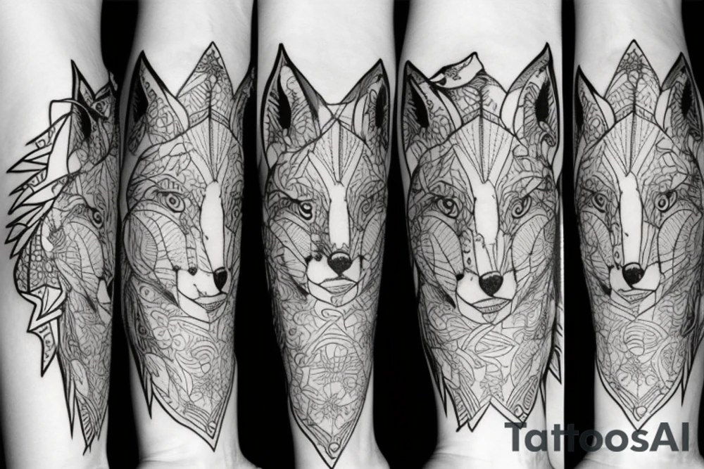 fox on my arm tattoo idea