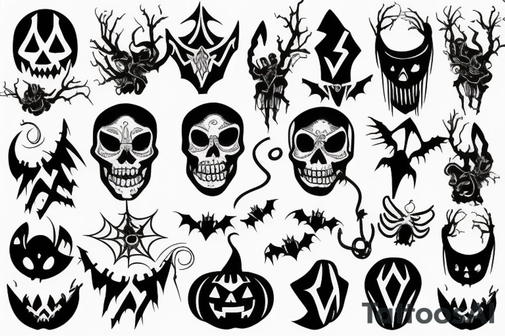 haloween tattoo idea