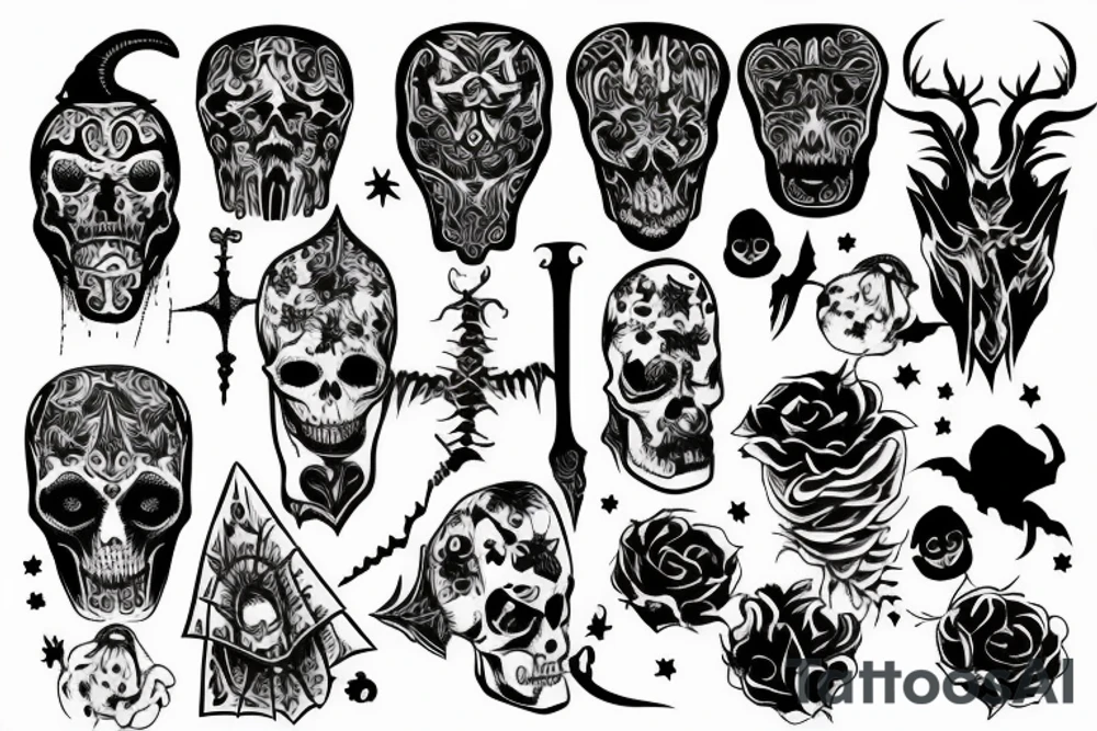 haloween tattoo idea