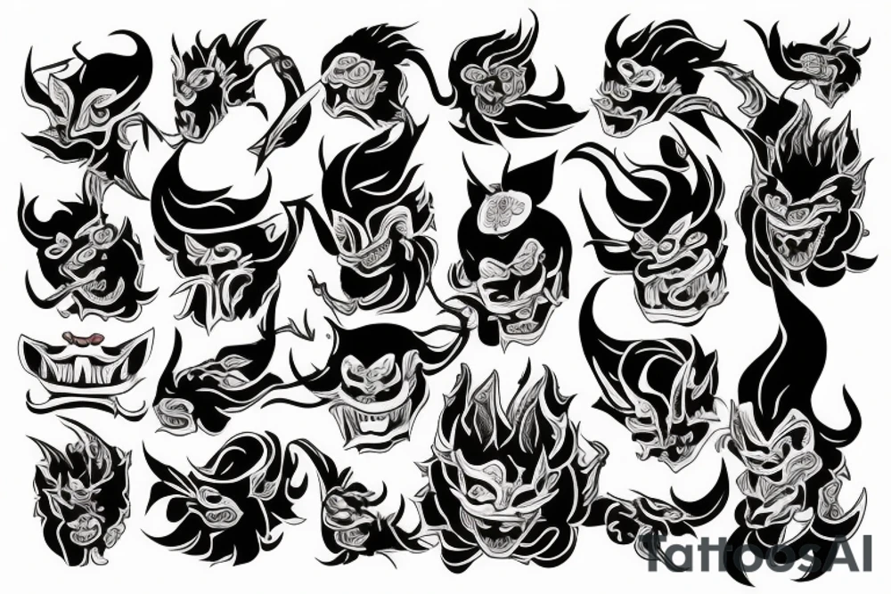 hannya tattoo idea