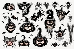 haloween tattoo idea