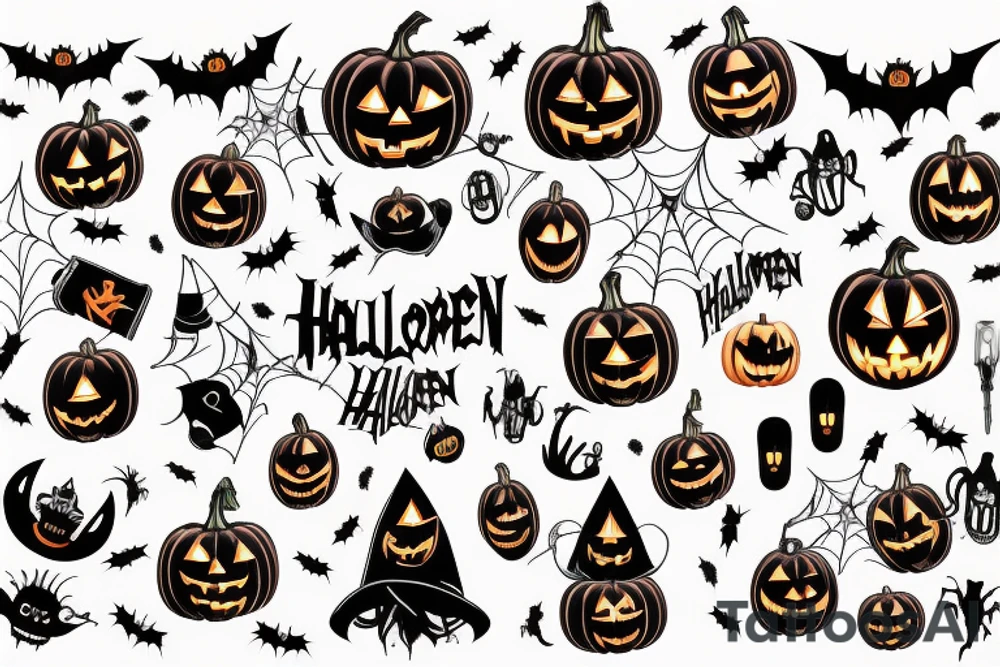 haloween tattoo idea