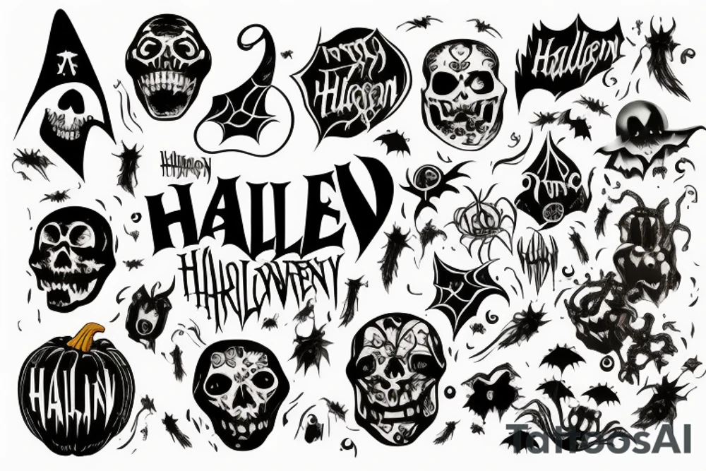 haloween tattoo idea