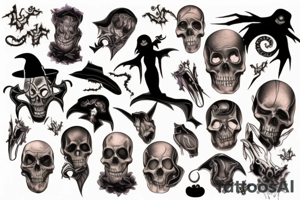 haloween tattoo idea