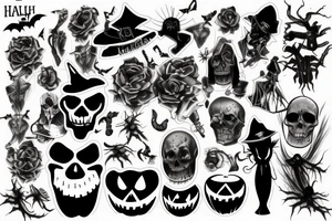 haloween tattoo idea