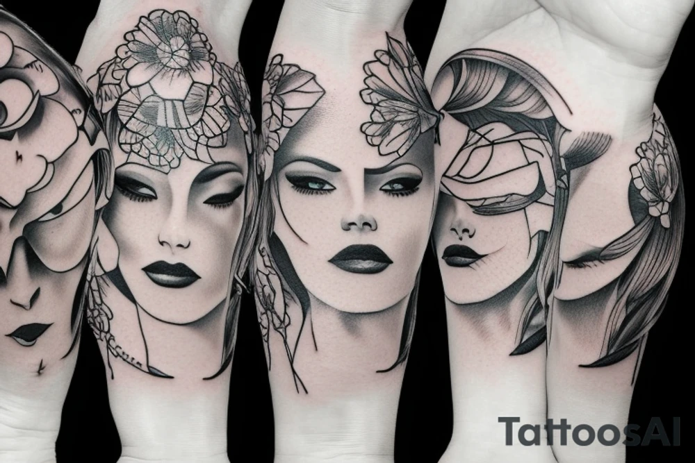 girl tattoo idea