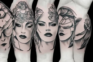 girl tattoo idea