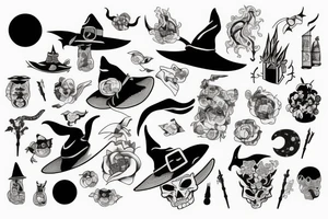 witch tattoo idea