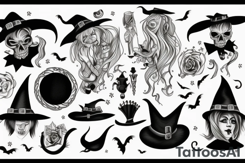 witch tattoo idea