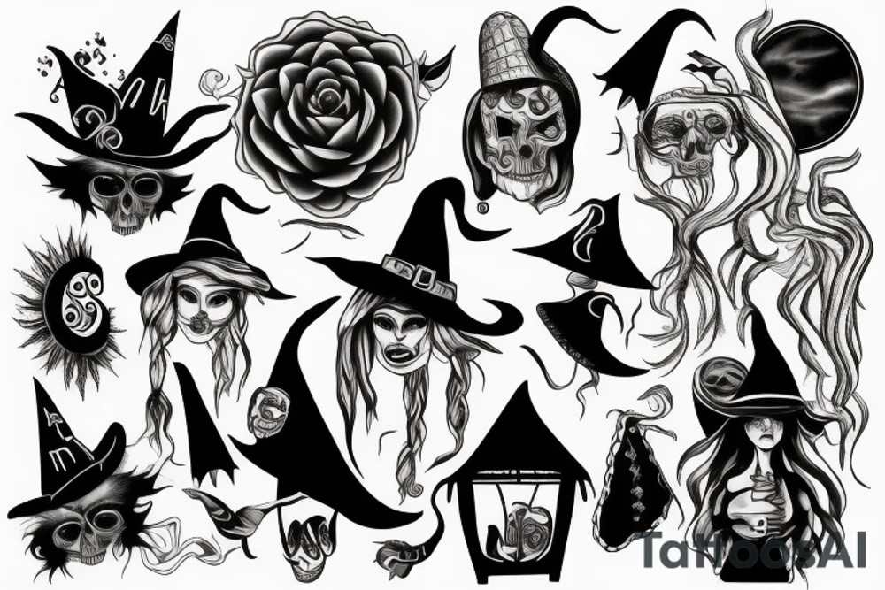 witch tattoo idea
