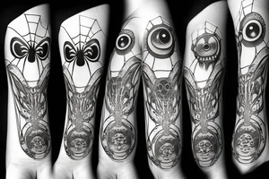 spider with many eyes tattoo idea