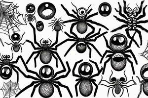 spider with many eyes tattoo idea