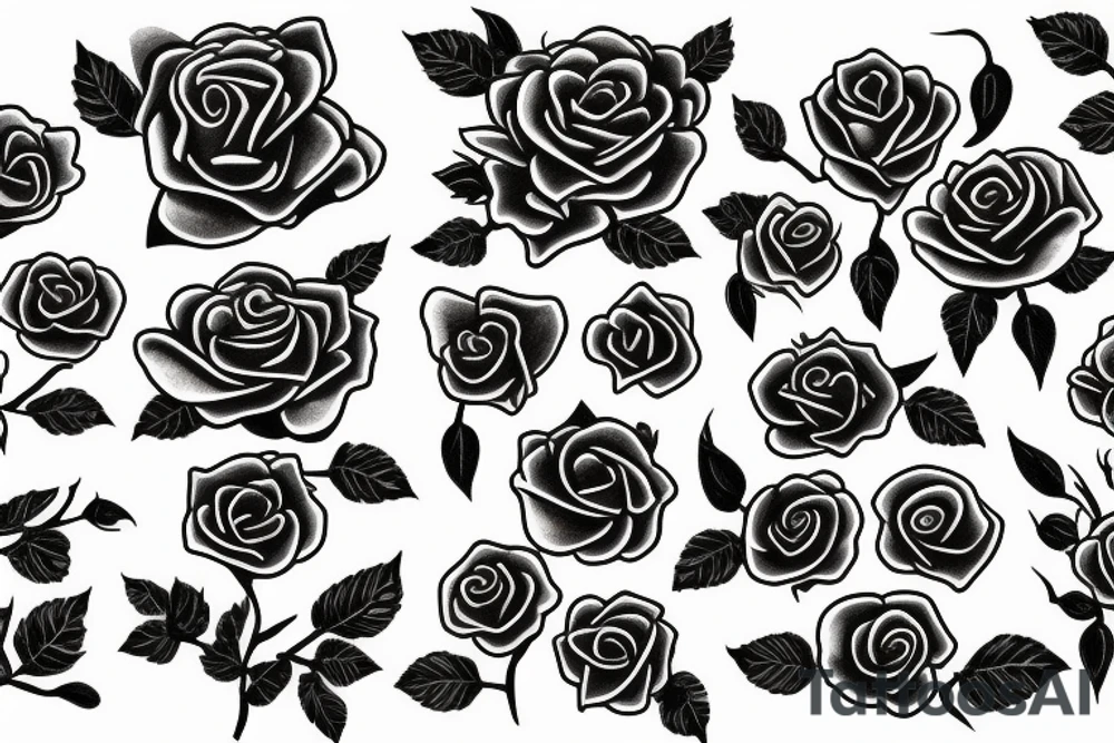 rose tattoo idea