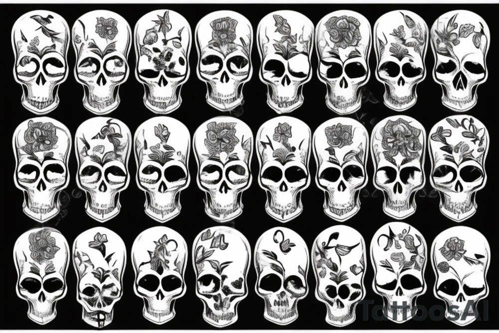skull tattoo idea