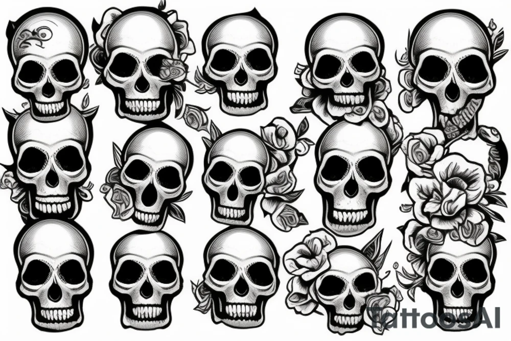 skull tattoo idea