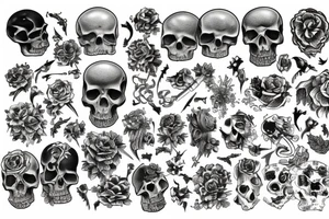 bones tattoo idea