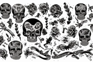 bones tattoo idea