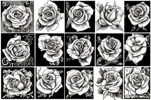 Wild Rose tattoo idea