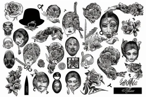 Écriture familia sur l’avant bras tattoo idea