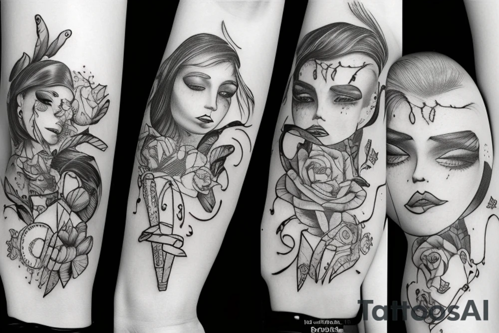 Écriture familia sur l’avant bras tattoo idea