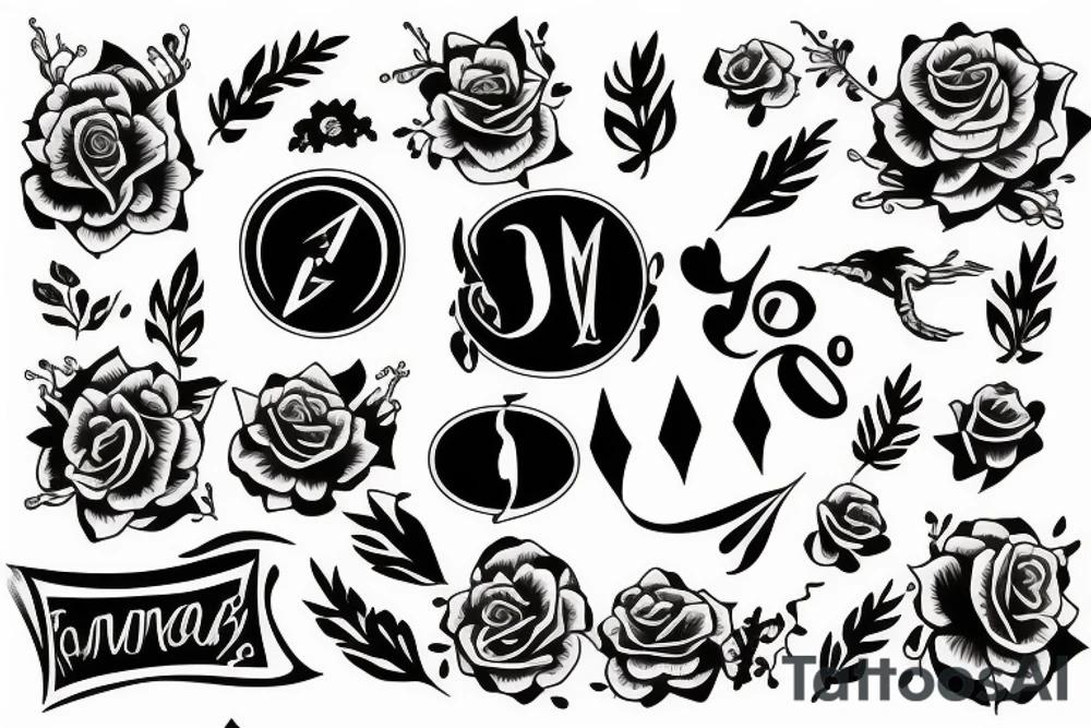 Familia writing tattoo idea