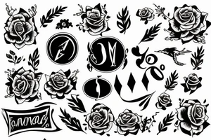 Familia writing tattoo idea