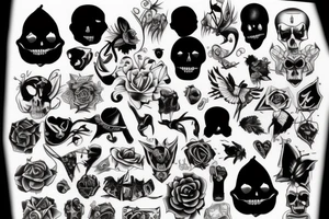 GOTH TATTOOS WITH A FUN TWIST tattoo idea