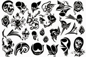 GOTH TATTOOS WITH A FUN TWIST tattoo idea