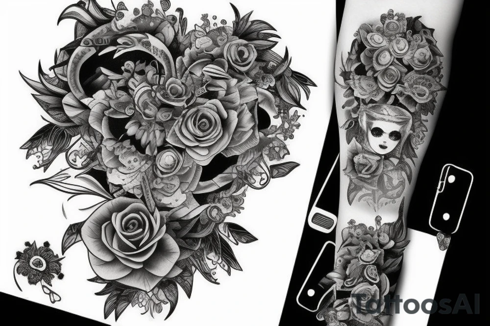 dark TATTOOS WITH A FUN TWIST tattoo idea