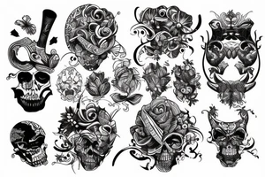 dark TATTOOS WITH A FUN TWIST tattoo idea