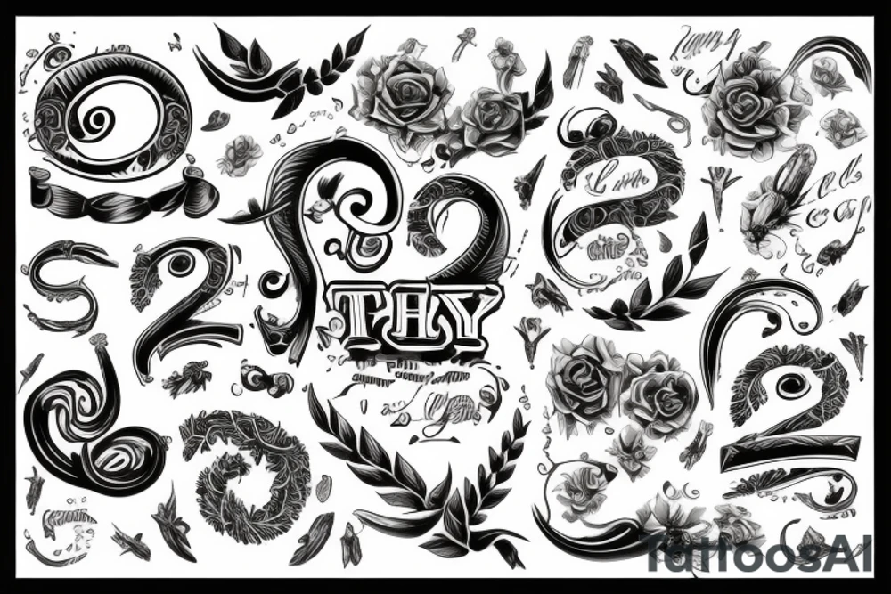 twenty three tattoo idea